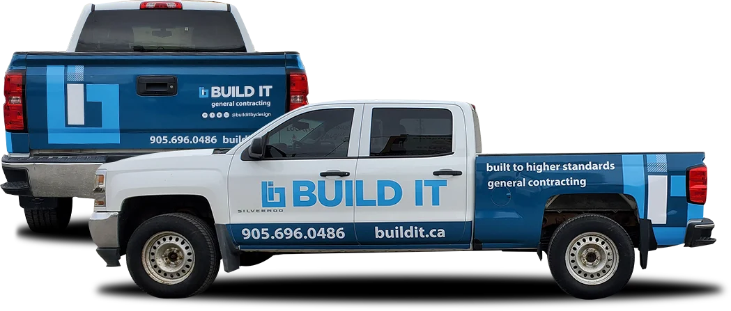 Build It Pickup Truck Wrap For Branding