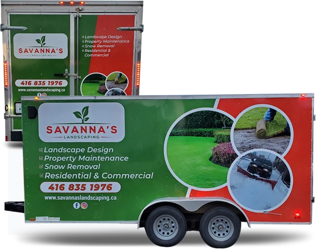 Enclosed Trailer Wrap For Business