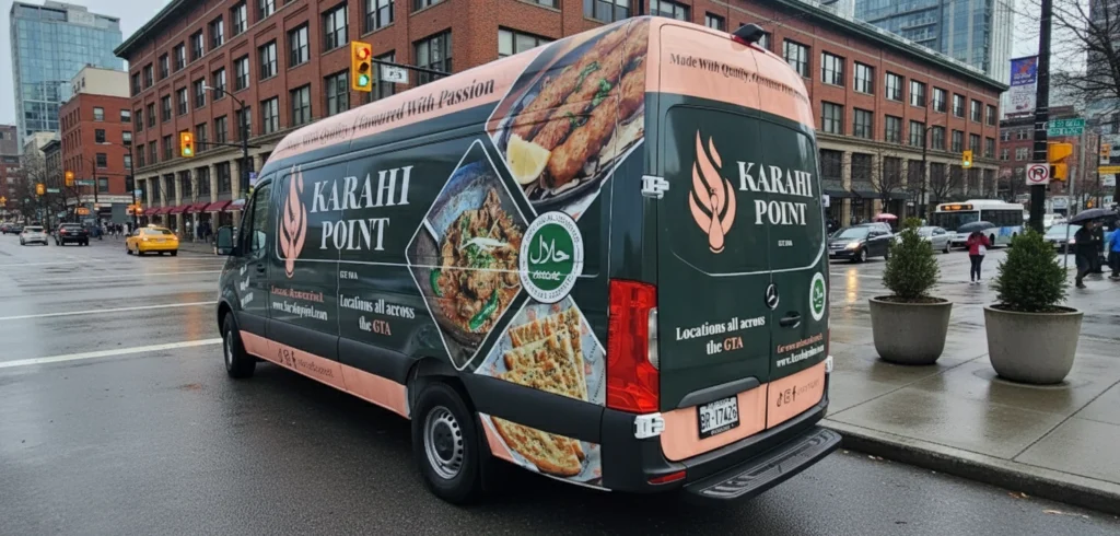 Full Commercial Van Wrap for Karahi Point in the Greater Toronto Area 1 Karahi Point