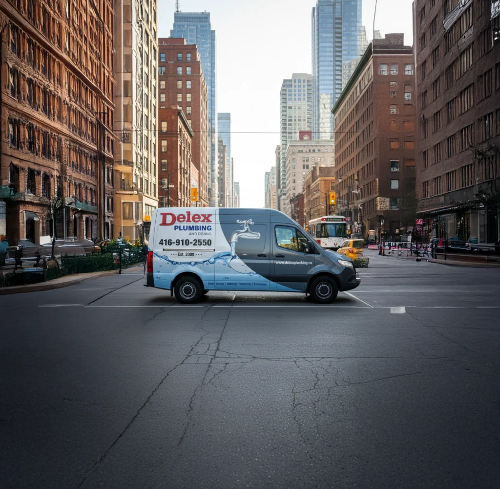 Mercedes-Benz Sprinter Van Wrap for Deluxe Plumbing in Mississauga, ON 1 Mercedes-Benz Sprinter Van