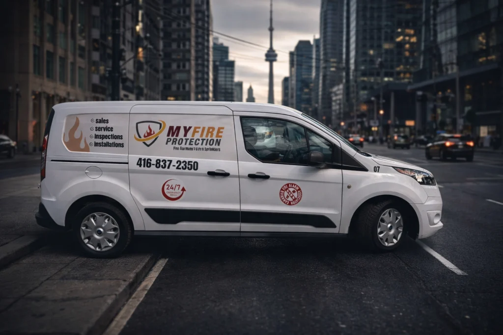 Fire Protection Van Wrap for My Fire Protection in Mississauga 1 Fire Protection Van Wrap