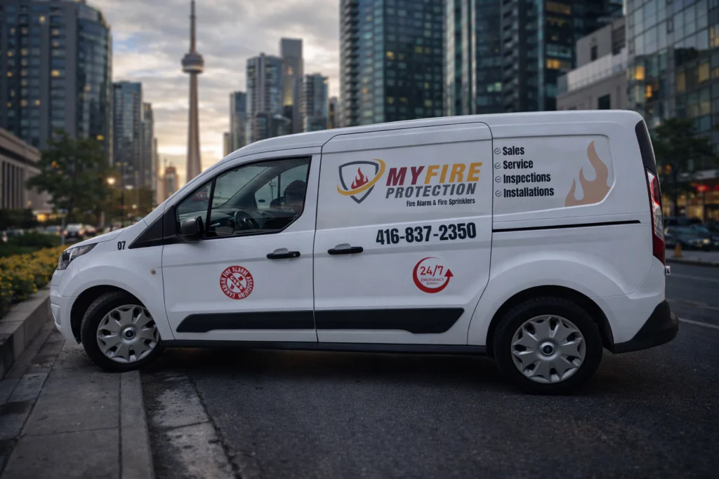 Fire Protection Van Wrap for My Fire Protection in Mississauga 2 My Fire Protection
