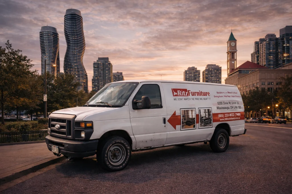Ford Econoline Van Wrap for Ritz Furniture in Mississauga 2 Ritz Furniture