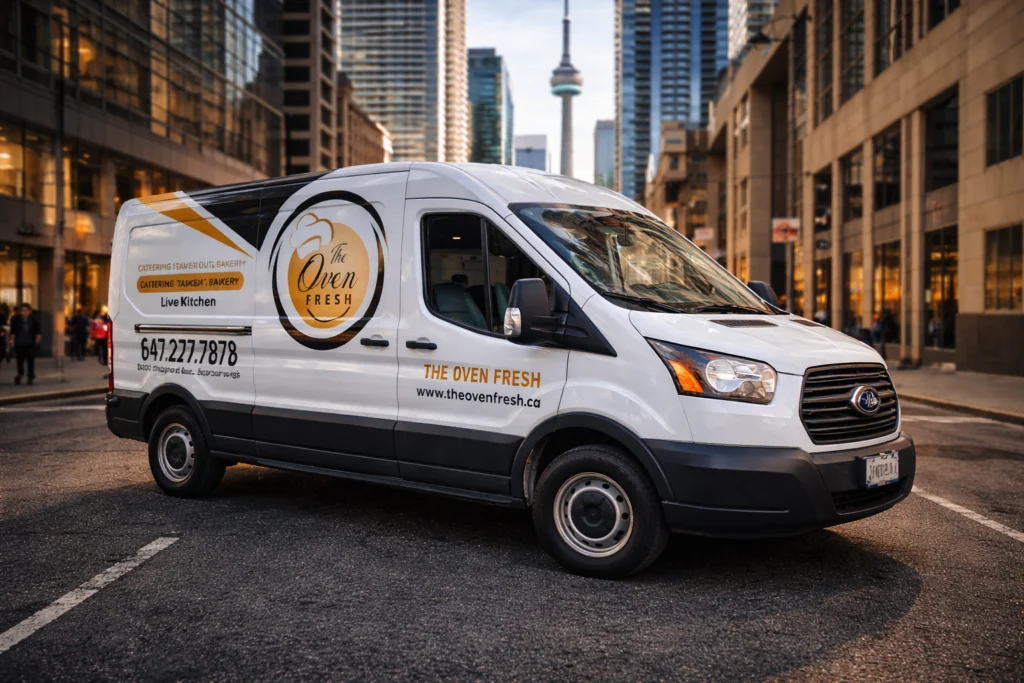 Ford Transit Van Wrap for The Oven Fresh in Scarborough 1 The Oven Fresh